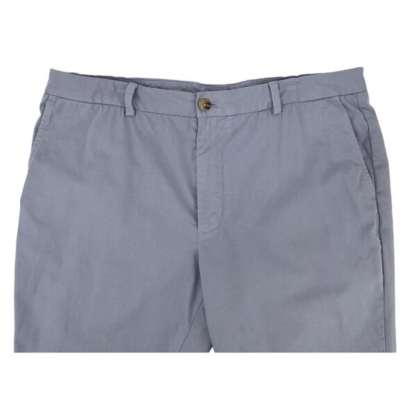 Vineyard Vines Men's Slim Fit Breaker Pants Gray 38x30 Actual/38x32 Chino Preppy - Picture 2 of 9